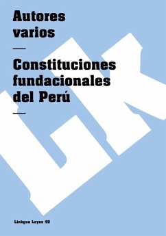 Cover Constituciones fundacionales del Perú