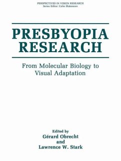 Presbyopia Research - Obrecht, Gerard / Stark, Lawrence W. (Hgg.)