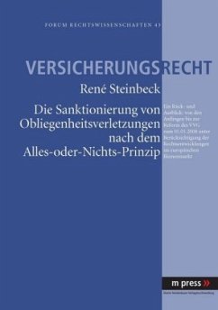 Die Sanktionierung von Obliegenheitsverletzungen nach dem Alles-oder-Nichts-Prinzip - Steinbeck, René