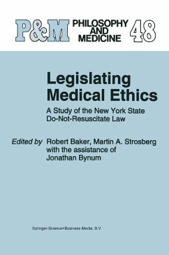 Cover Legislating Medical Ethics