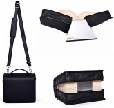 SartoriusSKIN Tasche PURO 2.0 aus Nappaleder in Gr. L in Onyx-Schwarz mit ergonomischem Tragegurt & Buchstütze