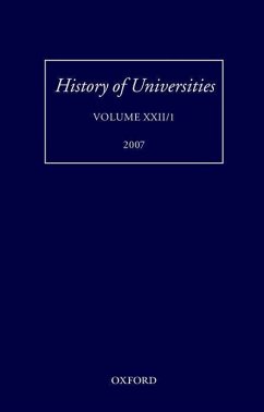 History of Universities, Volume XXII/1 - Feingold, Mordechai (ed.)