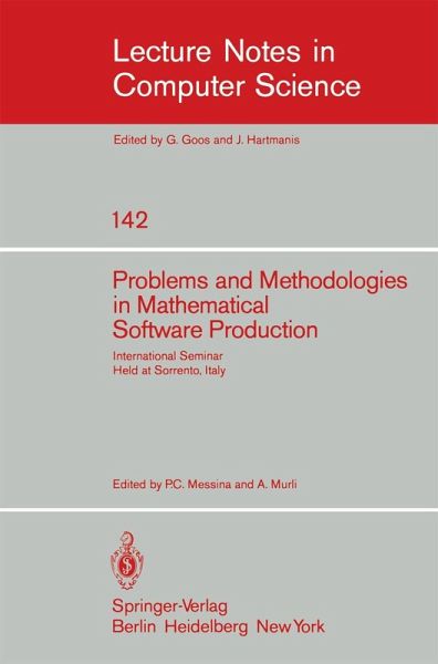 Problems and Methodologies in Mathematical Software Production Problems and Methodologies in Mathematical Software Production