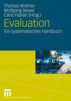 Evaluation - Widmer, Thomas / Beywl, Wolfgang / Fabian, Carlo (Hrsg.)