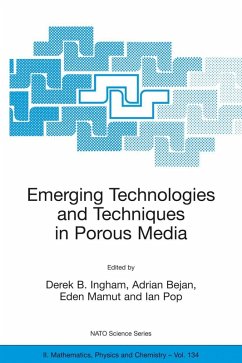 Cover Emerging Technologies and Techniques in Porous Media