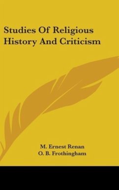 Studies Of Religious History And Criticism