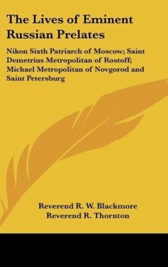 Cover The Lives of Eminent Russian Prelates