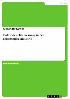 Online-Feuchtemessung in der Lebensmittelindustrie - Kutter, Alexander