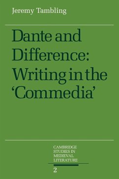 Dante and Difference - Tambling, Jeremy