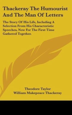 Cover Thackeray The Humourist And The Man Of Letters