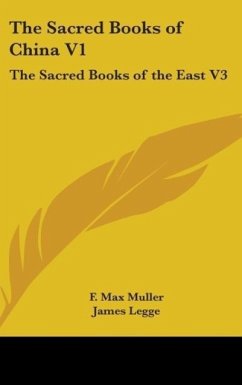 The Sacred Books of China V1