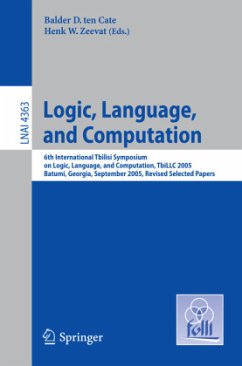 Logic, Language, and Computation - ten Cate, Balder D. (Volume ed.) / Zeevat, Henk W.