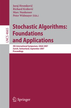 Stochastic Algorithms: Foundations and Applications - Hromioviç, Juraj / Královiç, Richard / Nunkesser, Marc / Widmayer, Peter (eds.)