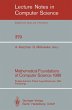 Mathematical Foundations of Computer... - Bild 1
