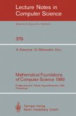 Mathematical Foundations of Computer Science 1989