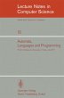 Automata, Languages and Programming - Bild 1