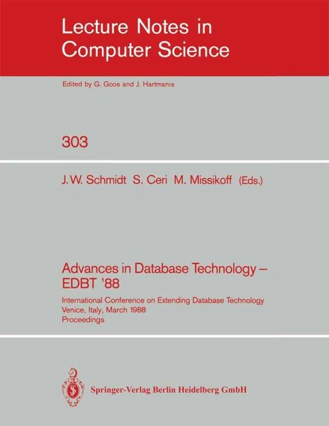 Advances in Database Technology - EDBT '88