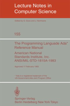 The Programming Language Ada. Reference Manual - Hutchison, David;Kanade, Takeo;Kittler, Josef