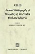 ABHB Annual Bibliography of the History... - Bild 1
