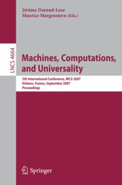Machines, Computations, and Universality - Durand-Lose, Jérôme (Volume ed.) / Margenstern, Maurice