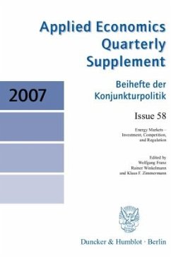 Energy Markets - Investment, Competition, and Regulation. - Franz, Wolfgang (ed.) / Winkelmann, Rainer / Zimmermann, Klaus F.