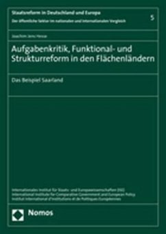 Aufgabenkritik, Funktional- und Strukturreform in den Flächenländern - Hesse, Joachim Jens