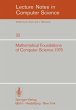 Mathematical Foundations of Computer... - Bild 1