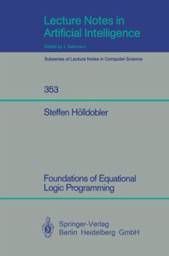 Foundations of Equational Logic Programming - Hölldobler, Steffen