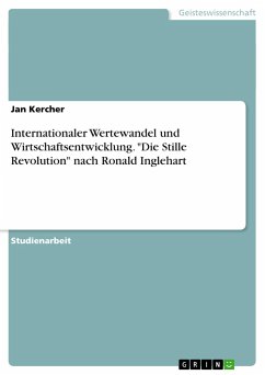 Internationaler Wertewandel und Wirtschaftsentwicklung. 