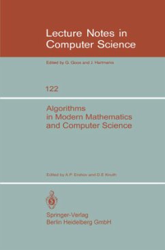 Algorithms in Modern Mathematics and Computer Science