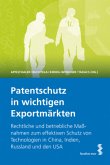 Patentschutz in wichtigen Exportmärkten. Internationales Patentrecht