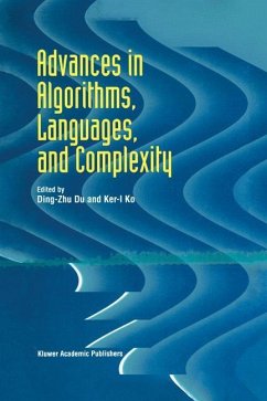 Advances in Algorithms, Languages, and Complexity - Ding-Zhu Du / Ker-I Ko (Hgg.)