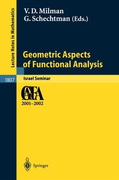 Geometric Aspects of Functional Analysis - Milman