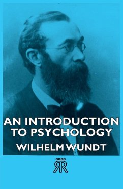 An Introduction to Psychology - Wundt, Wilhelm