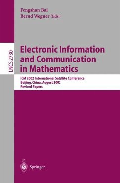 Electronic Information and Communication in Mathematics - Bai