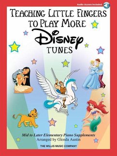 Cover Teaching Little Fingers to Play More Disney Tunes Book/Online Audio