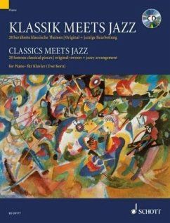 Cover Klassik meets Jazz, für Klavier, m. Audio-CD