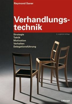 Verhandlungstechnik - Saner, Raymond