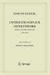 Edmund Husserl. Untersuchungen zur... - Bild 1