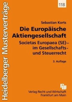 Die Europäische Aktiengesellschaft - Korts, Sebastian