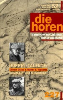 Doppel-Talente: Günter Grass & Walter E. Richartz