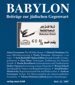 Babylon, Beiträge zur jüdischen Gegenwart Babylon, Beiträge zur jüdischen Gegenwart