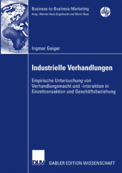 Industrielle Verhandlungen - Geiger, Ingmar