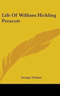 Cover Life Of William Hickling Prescott