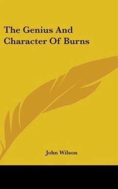 Cover The Genius And Character Of Burns