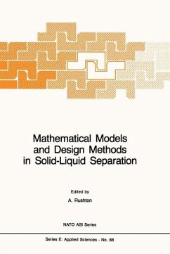 Mathematical Models and Design Methods in Solid-Liquid Separation - Rushton, A. (ed.)