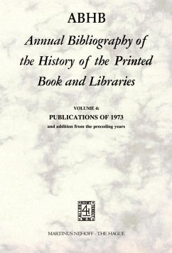 ABHB Annual Bibliography of the History of the Printed Book and Libraries - Vervliet