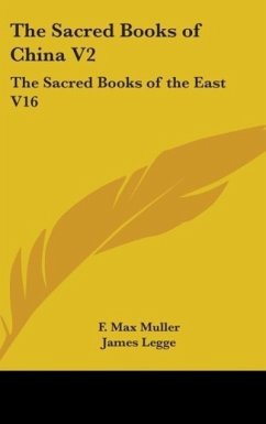 The Sacred Books of China V2