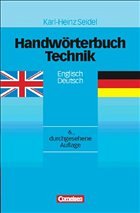 Handwörterbuch Technik, Englisch-Deutsch - Seidel, Karl-Heinz