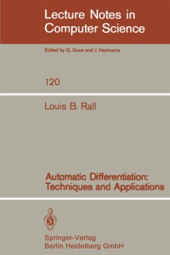 Automatic Differentiation - Rall, L. B.